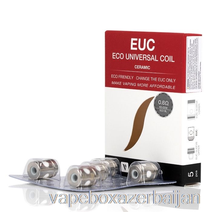 Vape Smoke Vaporesso EUC Replacement Coils 0.6ohm Ceramic EUC SS316L